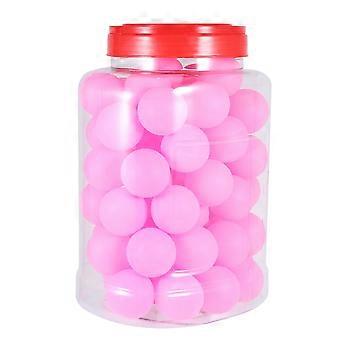 Pink Table Tennis Balls for Sports Practice 60Pcs Durable Outdoor Use