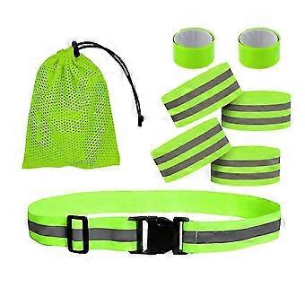 Reflective Elastic Band Suit, Night Running Safety Reflective Vest, High Visibility Running Gear