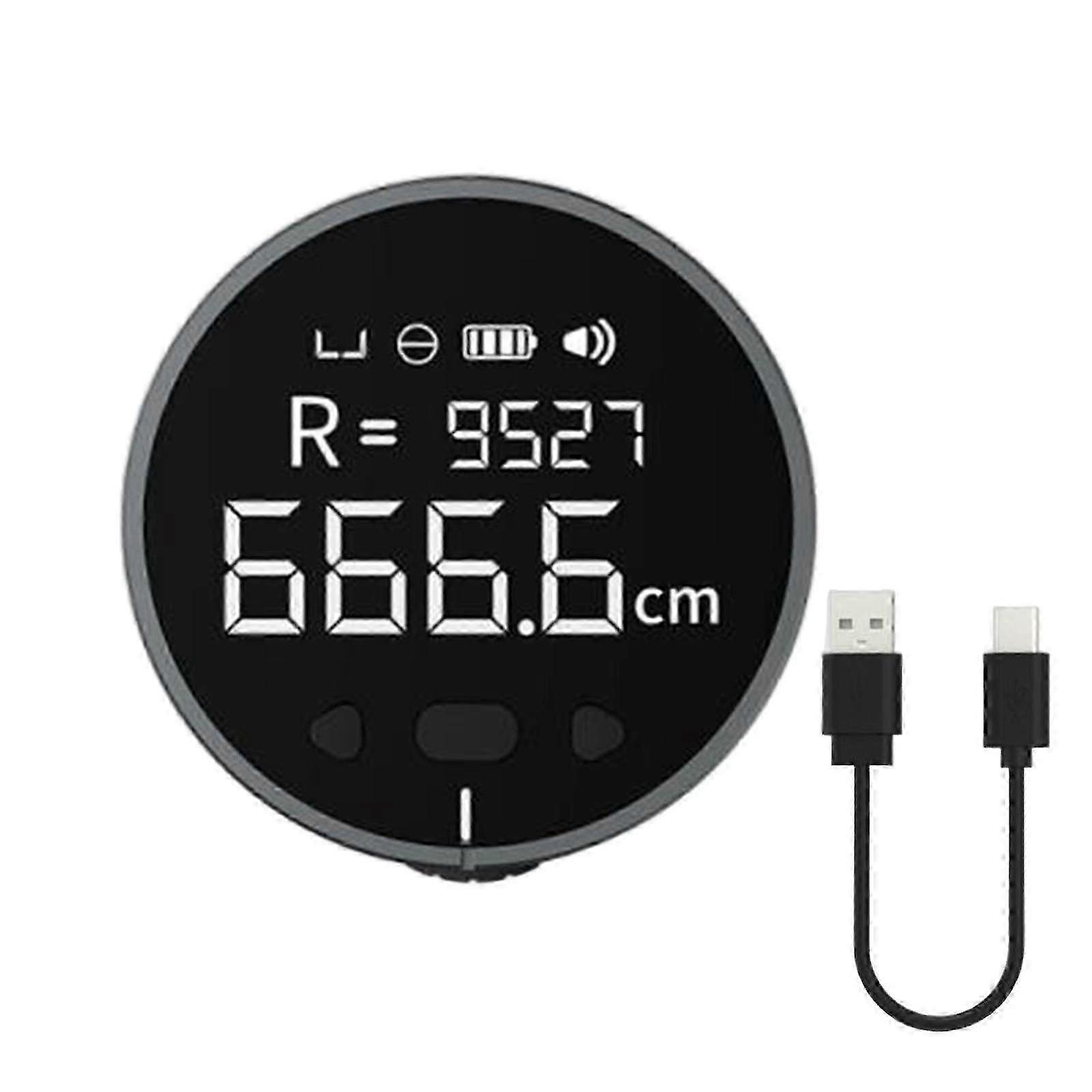 High Precision Digital Tape Measure LCD Display Type-C Rechargeable Length Measuring Tool