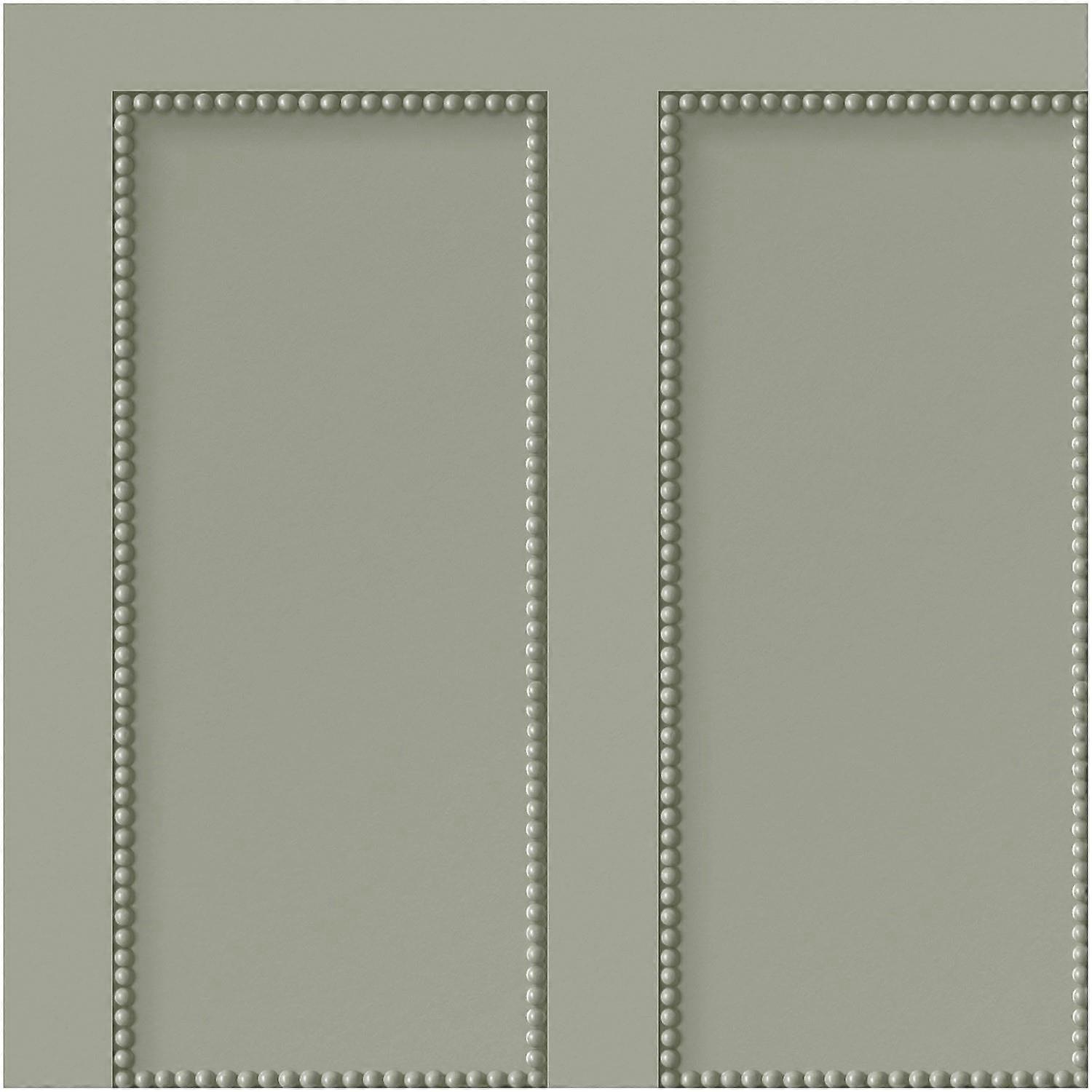 Beaded Panel Sage Wallpaper