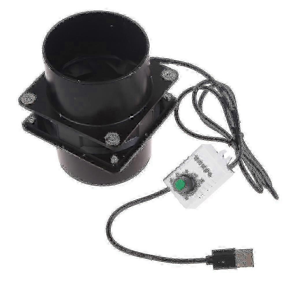 Ventilation Fan with Powerful Suction and Durable Plastic Duct Pipe