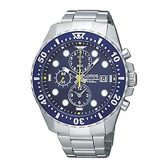 Lorus Watches Quartz Analog Man Watch with RF889CX9 Stainless Steel Bracelet