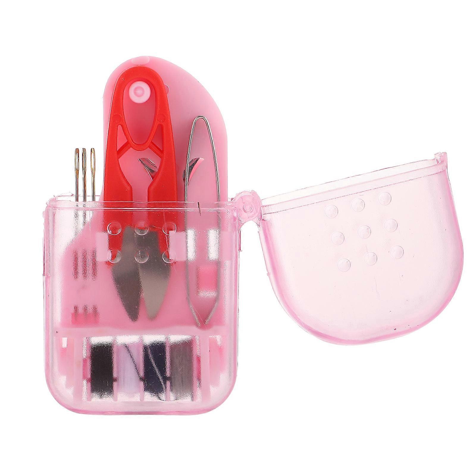 Home Sewing Box 1Set Portable Multiuse Sewing Needlework Box