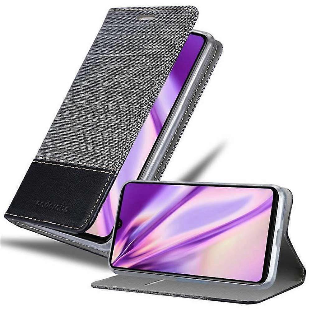 Case compatible with Huawei P30 - protective case in jeans look and with stand function