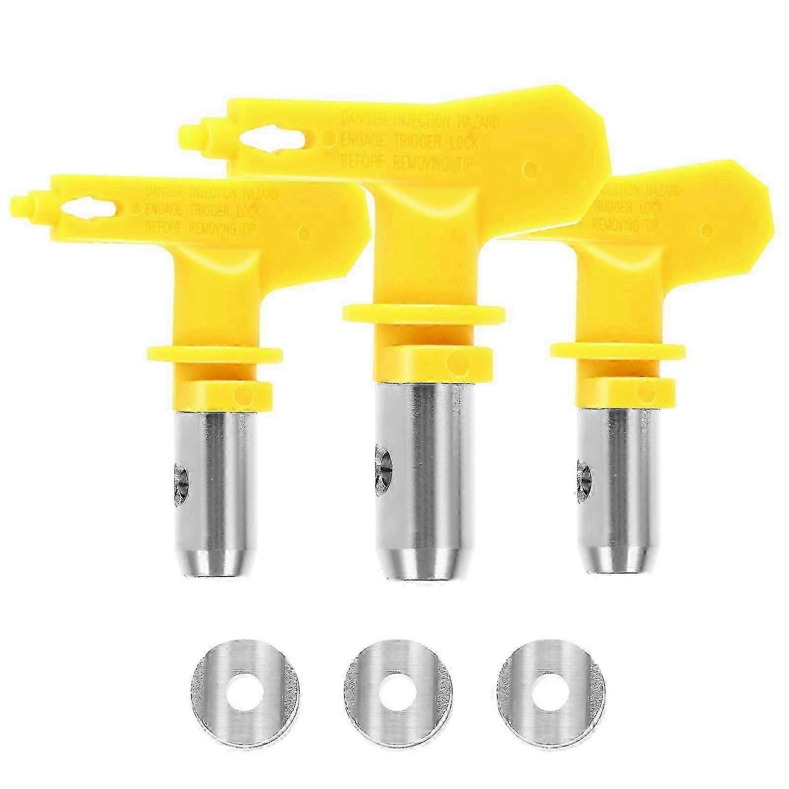 Airless Sprayer Spraying Accessories 3pcs Reversible Sprayer Tips