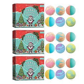 Handmade Bath Bombs Gift Set for Women Men, Moisturizing Bubble Bath with Floral Fragrance, 1-3 Pcs Spa Holiday Gift yfsy