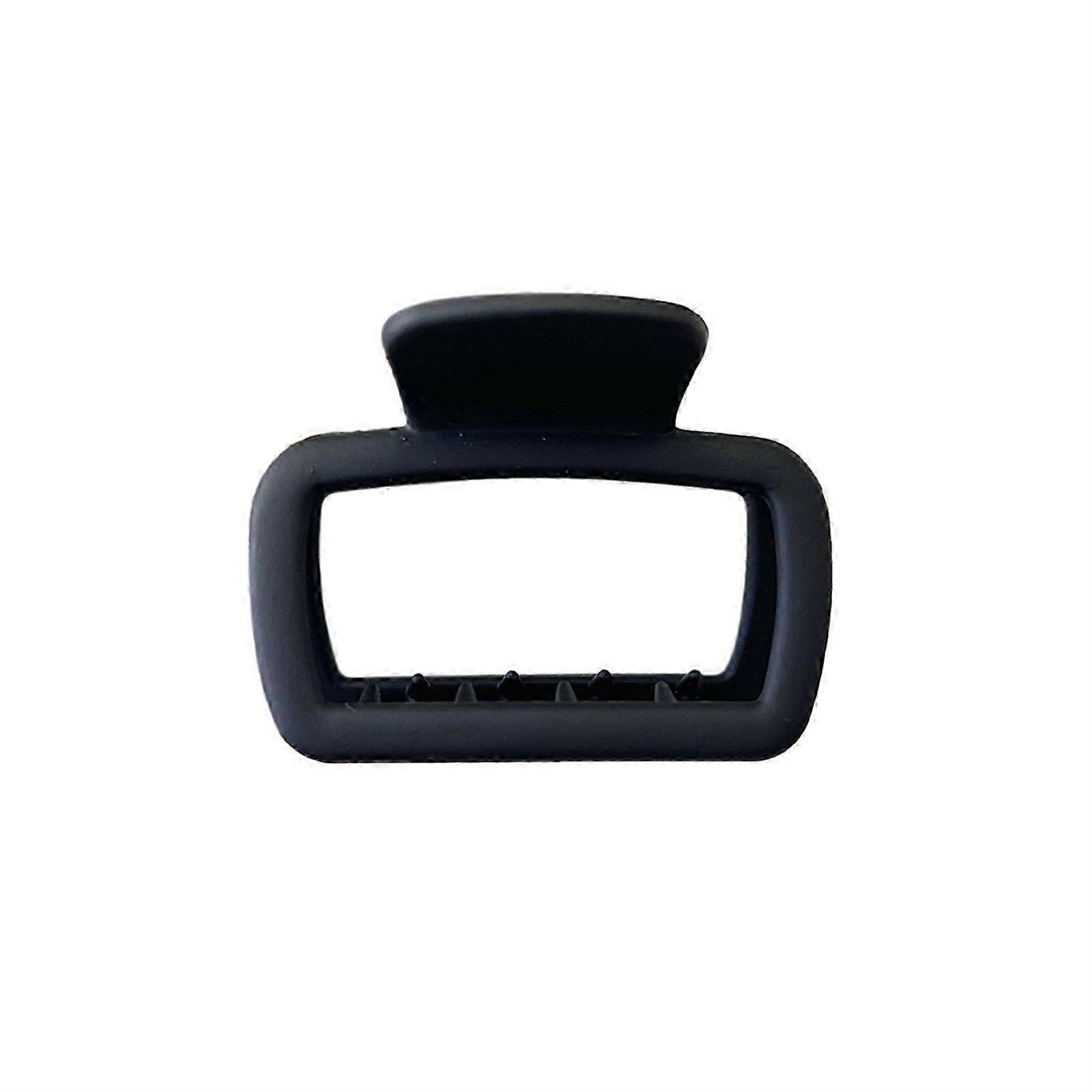 Rectangle Jaw Clip Black Stylish