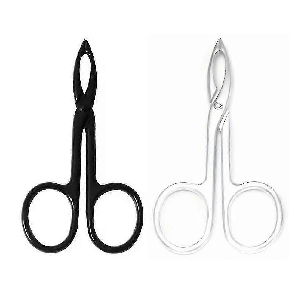 Rust-Proof Straight-Tip Scissor Tweezers