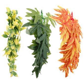Simulation Plant Vines Artificial Vine Decor for 3Pcs Habitat