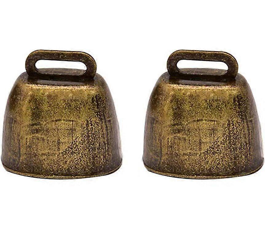 Handheld Bronze Farm Bells 4 Pack