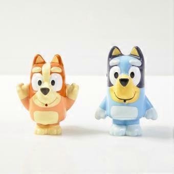 Toomies Bluey Water Squirt Toys, 2-pack featuring Bluey and Bingo.