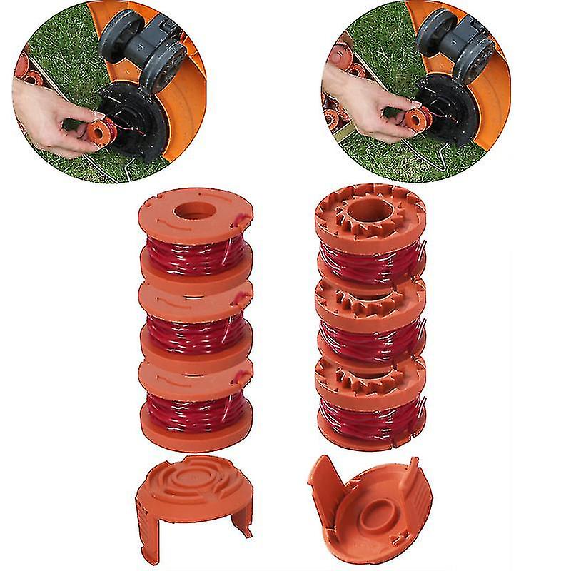 Replacement Spool Line For Worx Grass Trimmer Wg150e Wg151e Wg154e Wg155e Wg157e Wg160e Wg163e Wg165e Wg166e Wg167e Wg169e