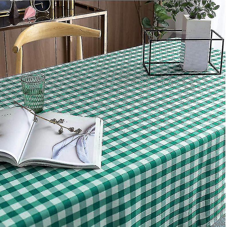 Checkered Tablecloth Rectangle - Stain Resistant, Waterproof And ...