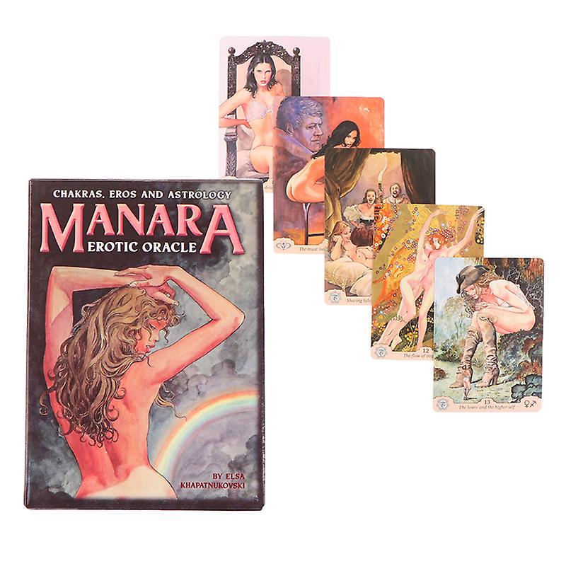 Manara Erotic Oracle Card Tarot Prophecy Divination Deck Family Party Board Game