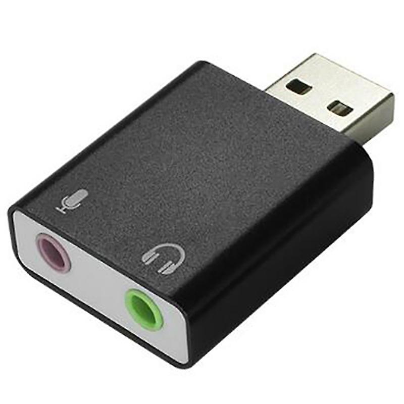 7.1 Usb Sound Card External Adapter 3.5mm Audio Card 3d Stereo Pc Laptop