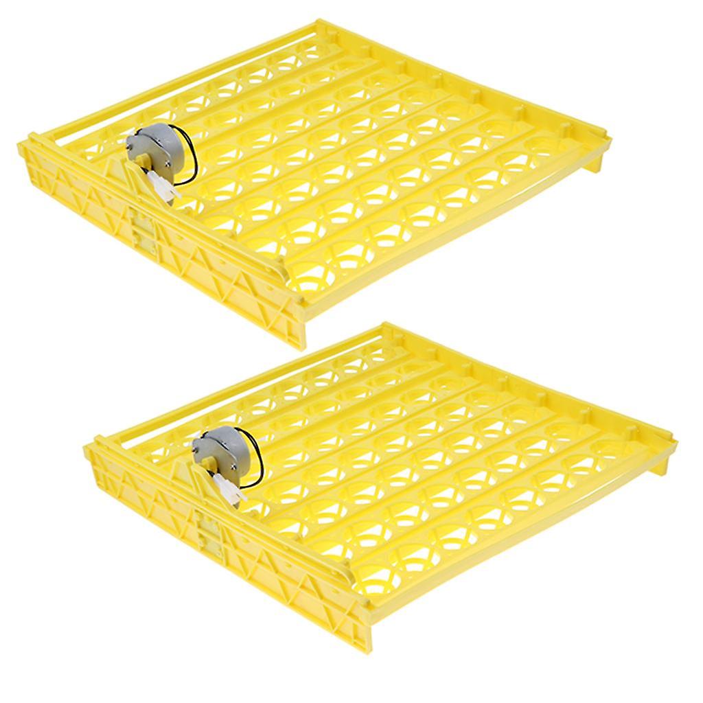 2x 110V 56-digital Automatic Egg Turner Tray Chicken Duck Egg Incubator