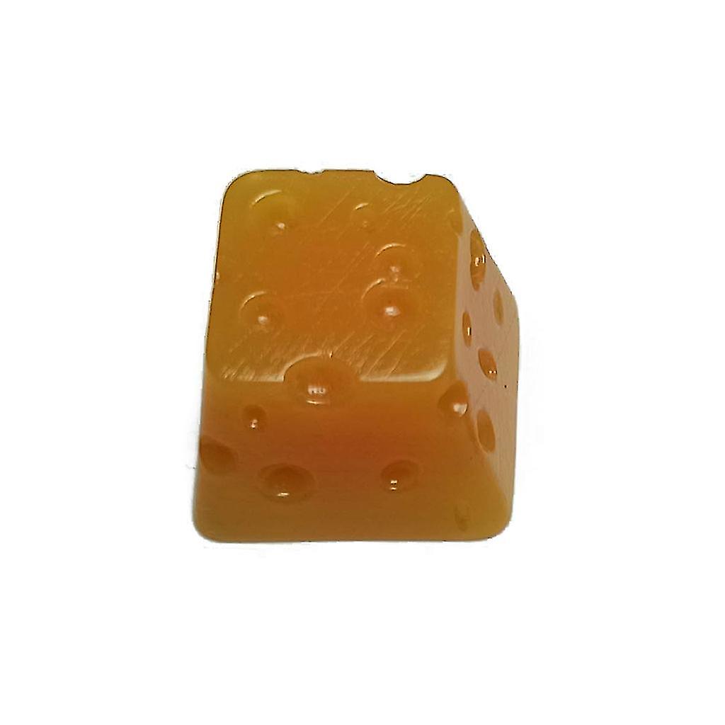 Custom Backlit Keycap Cartoon Cheese Resin Key Oem Profile R4 For Rgb Keyboard