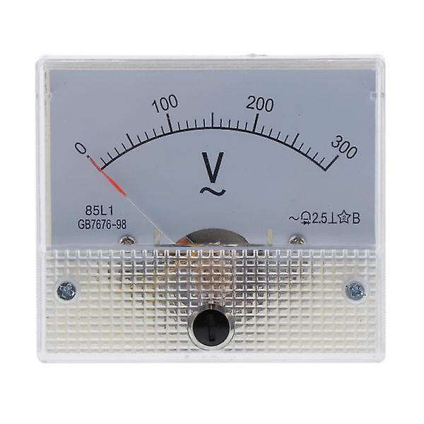 10xAccurate 85L1 AC Voltmeter Analog Pointer Voltage Meter Gauge 0-300V