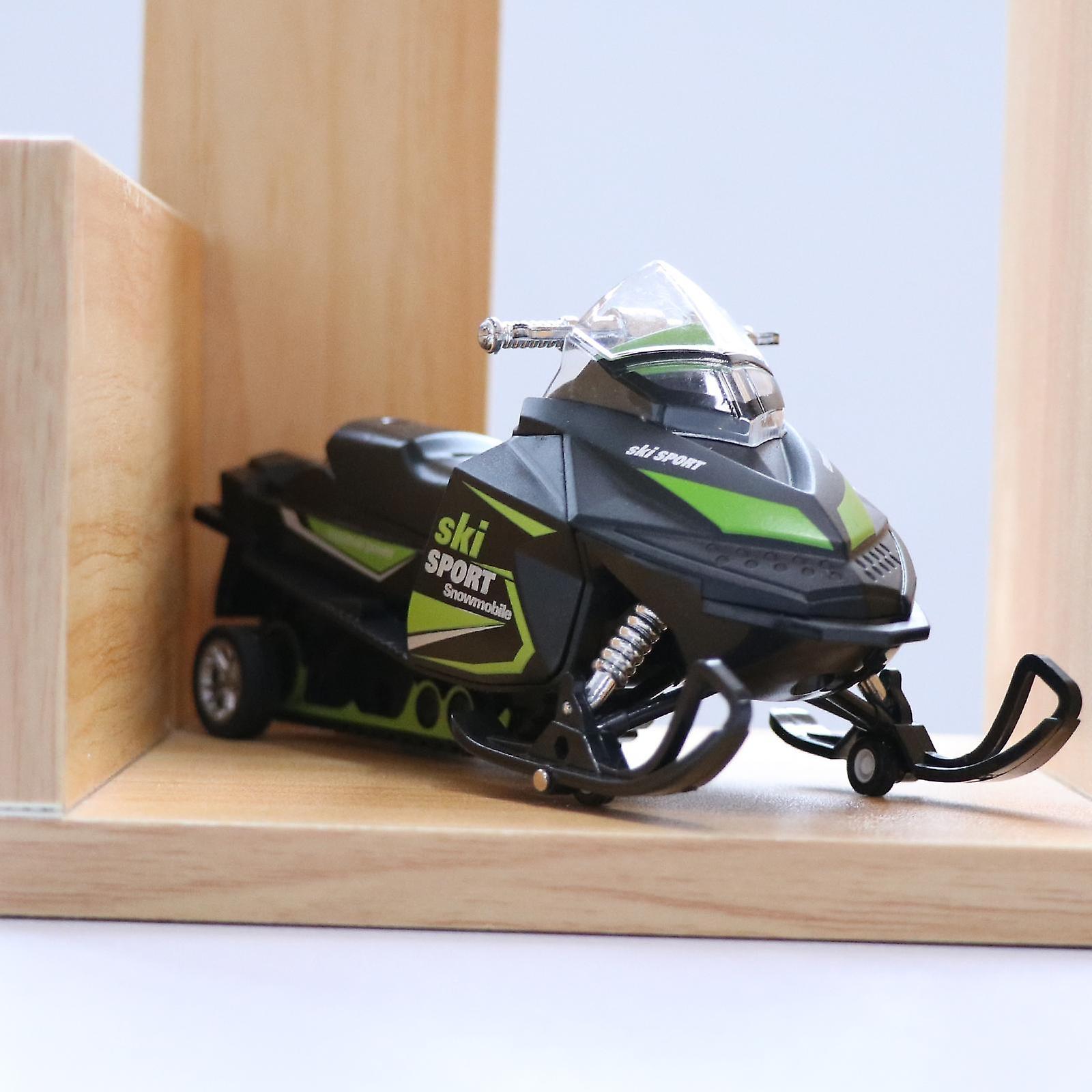 1:32 Die-cast Snowmobile Motorcycle Pullback Model with Lights and Sounds