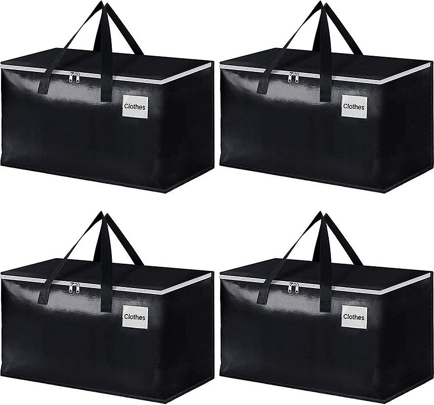 2 Pack Extra Large Moving Boxes-moving Bags With Zipper, For Space Saving-totes For Storage-for Moving, Storage, Camping And Travel