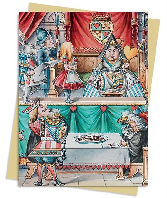 Alice And The Queen Of Hearts Greeting Card Pack by Flame Tree Publishing Cards Book