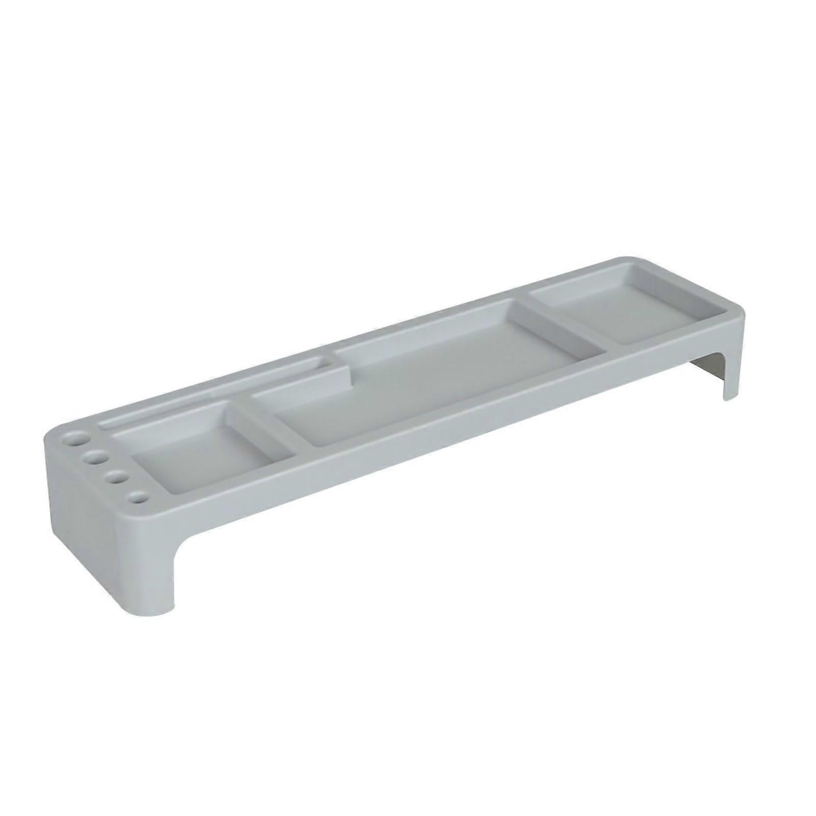 Storage Rack Multi Grid Organisieren Verschiedenes Rack Rack Tastatur Computer Schreibtisch Platzsparendes Werkzeug Grau
