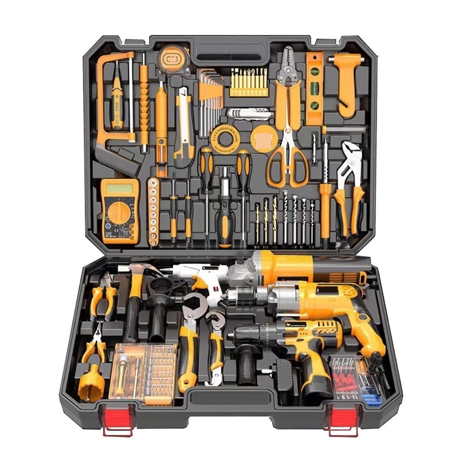 Waterproof Plastic Toolbox With Multifunctional Home Hardware Kit