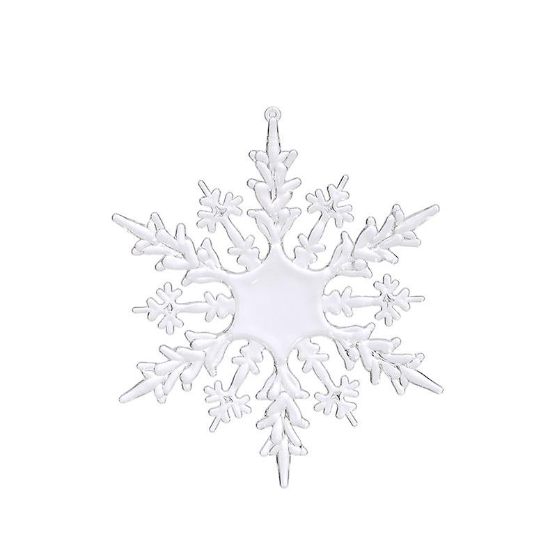 Xmas Ornaments Christmas 10-30cm Transparent Simulation Snowflake Decorative Transparent Snowflake Ornaments Xmas Gift