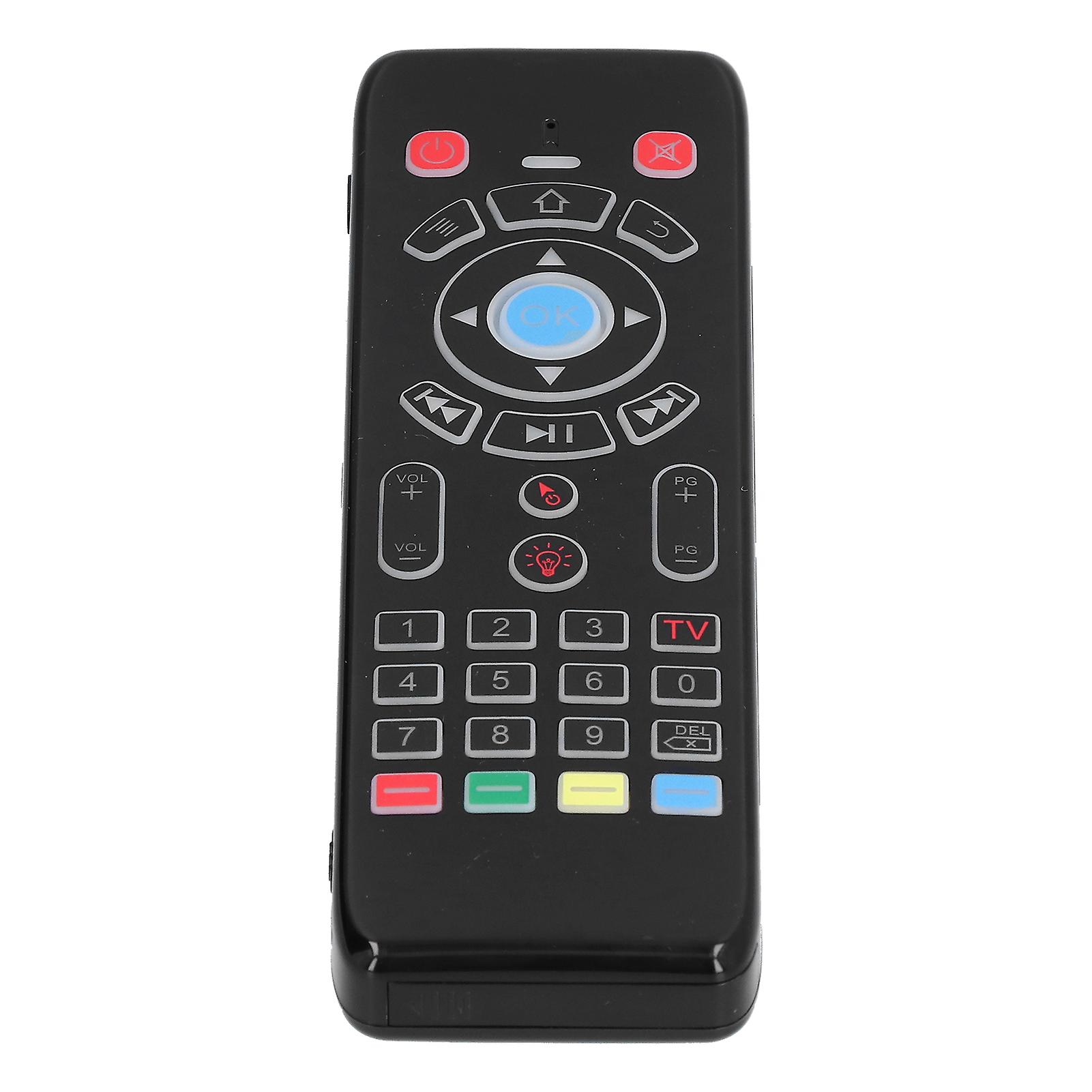 Remote Mouse Wireless Voice Input Manual Control 2.4G Backlit Keyboard TV Control Device