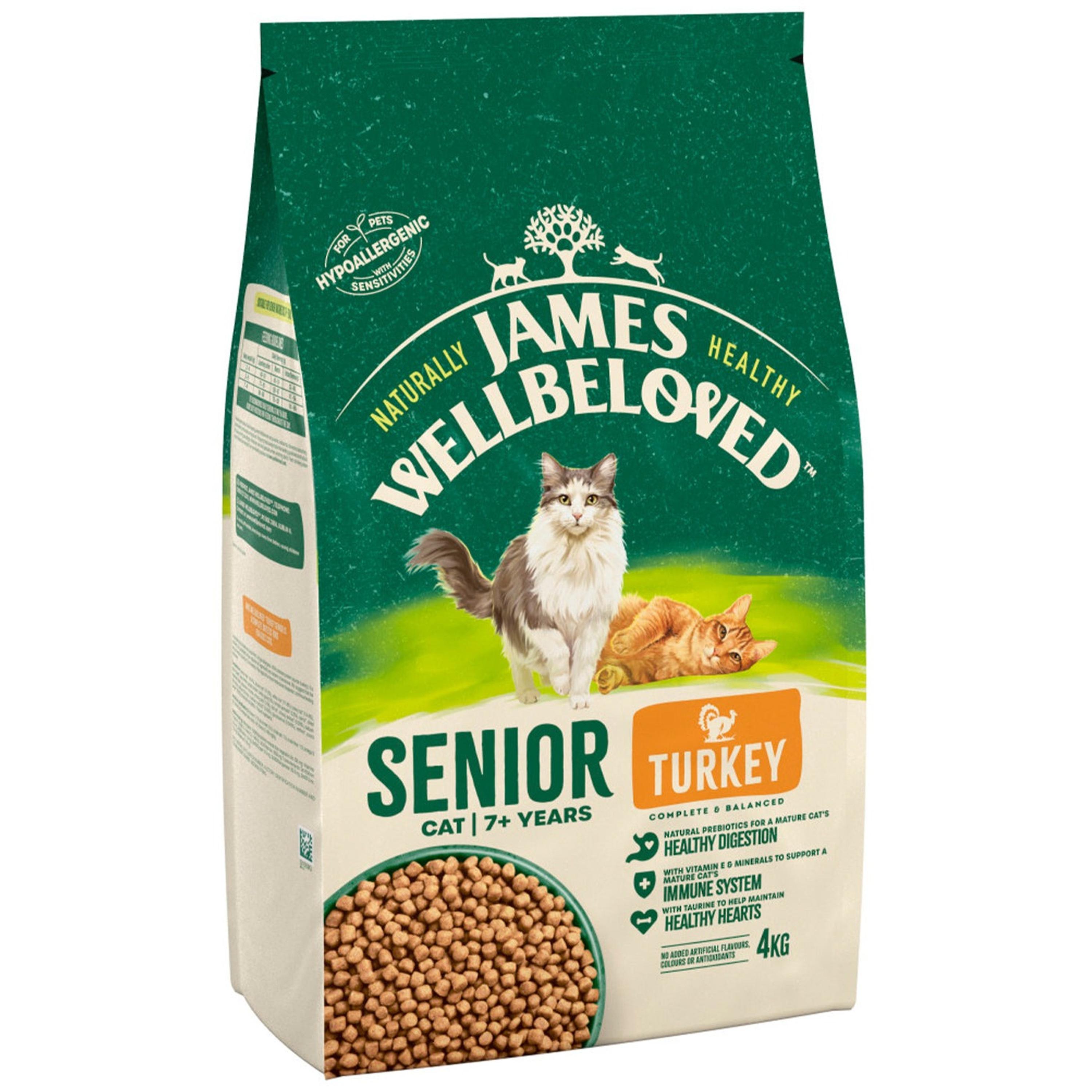 Wellbeloved 猫粮火鸡和大米高级 4 公斤