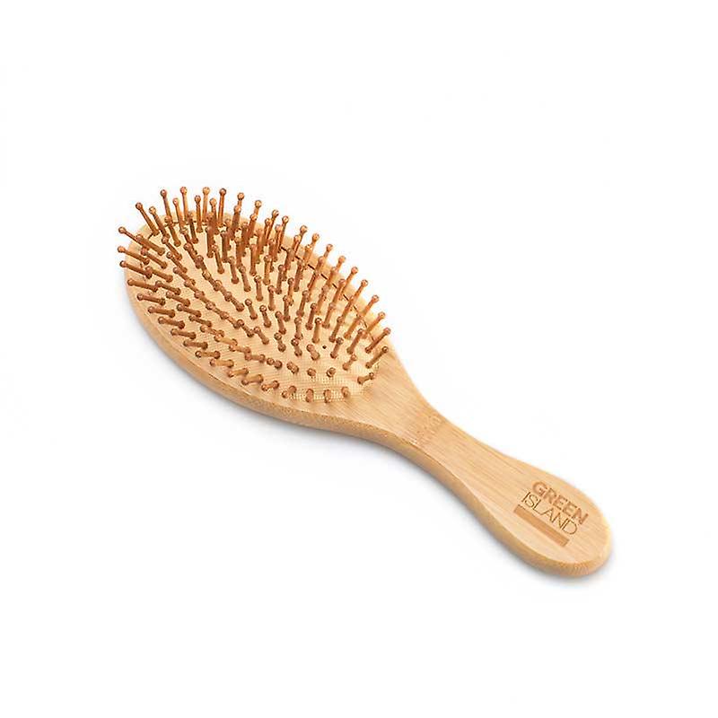 Bamboo Hairbrush - Green Island