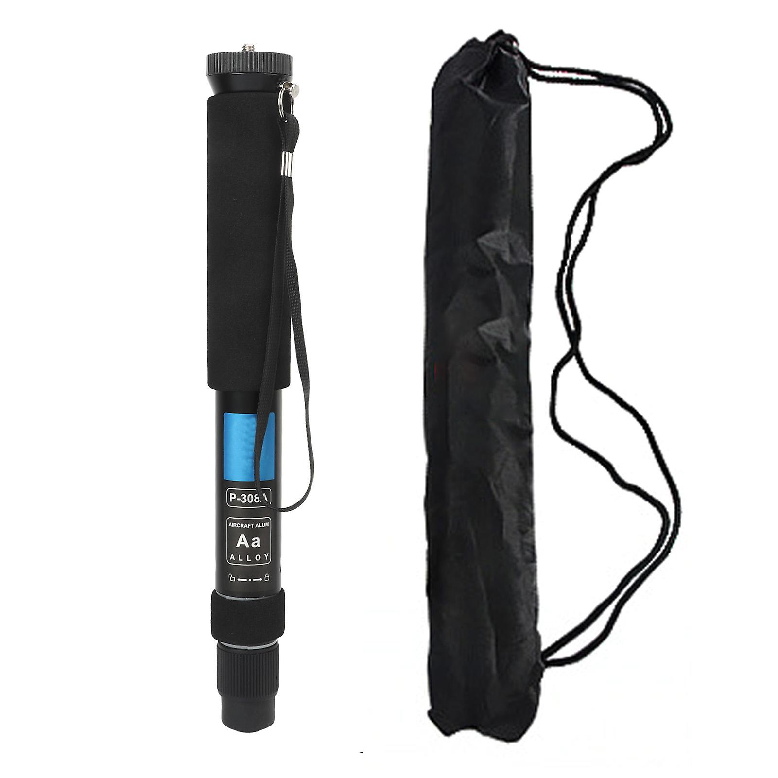 Portable 8-Section Aluminum Camera Monopod - Adjustable, Lightweight, and Durable