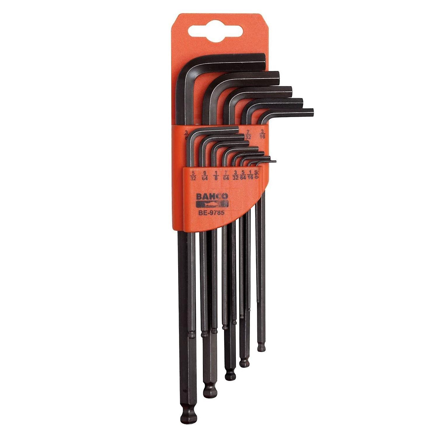 BAHCO BE-9770 HEX KEY SET 9PC 1.5MM-10MM