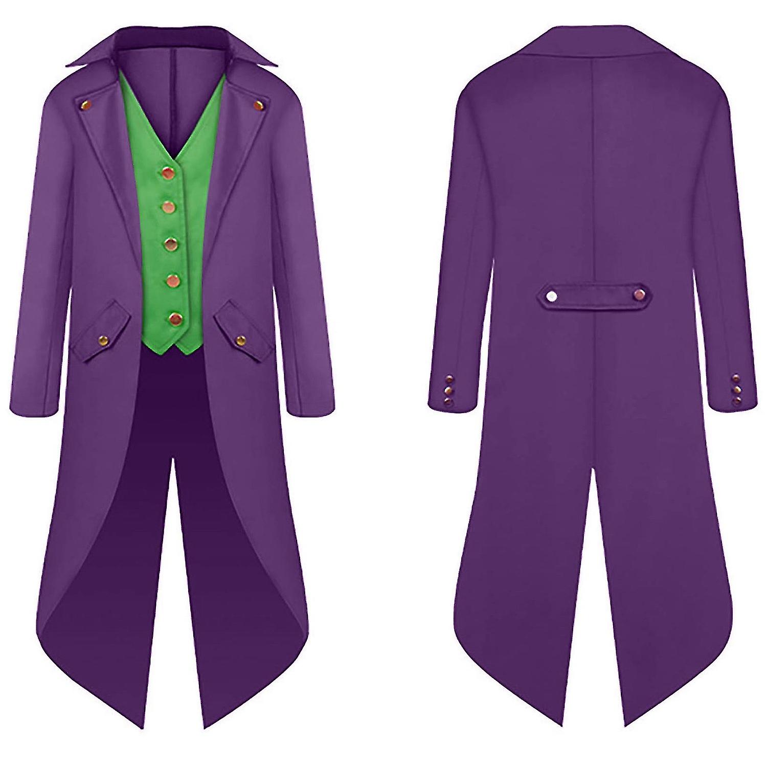 Cadılar Bayramı Kostümleri Cadılar Bayramı Ebeveyn-Çocuk Giyim Erkek Retro Giyim Çocuk Orta Uzunlukta Punk R