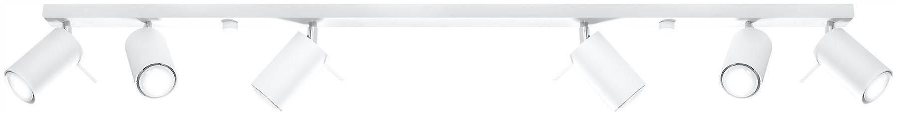 Sollux RING - 6 Light Spotlight Bar Blanc, GU10