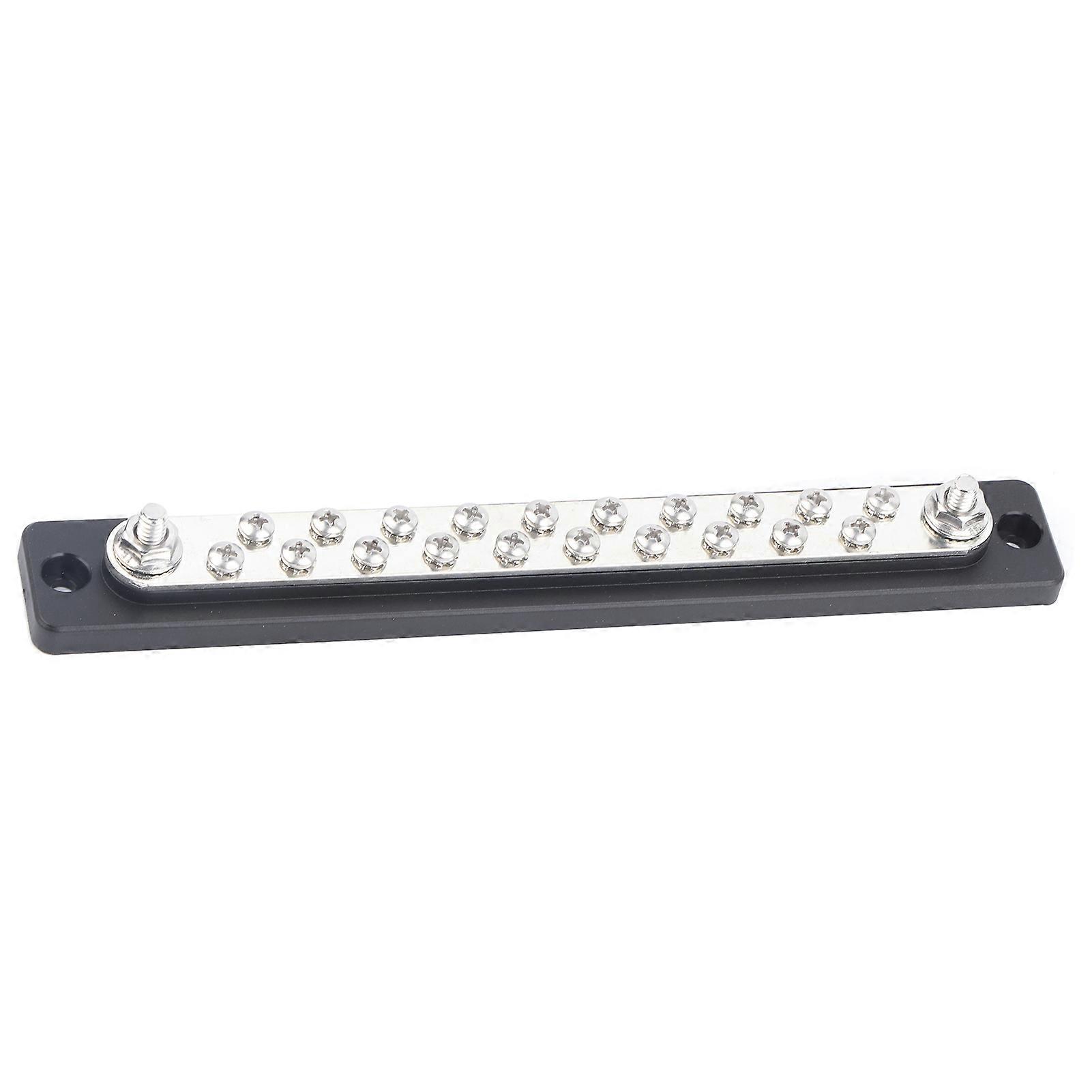 Bus bar for electric terminal 20 position 2 stud 130A AC 150A DC