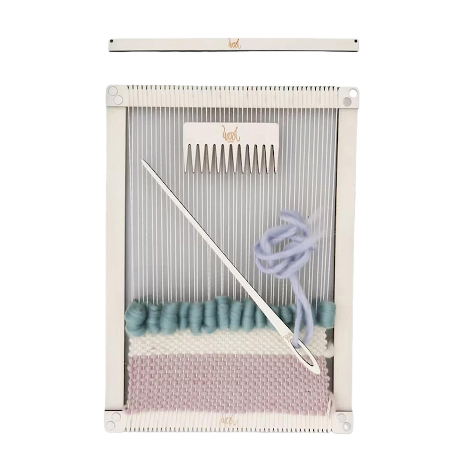 Large Weaving Frame DIY Wooden Looms Set Multi Craft Weaving Looms for Children/Adults/Beginners