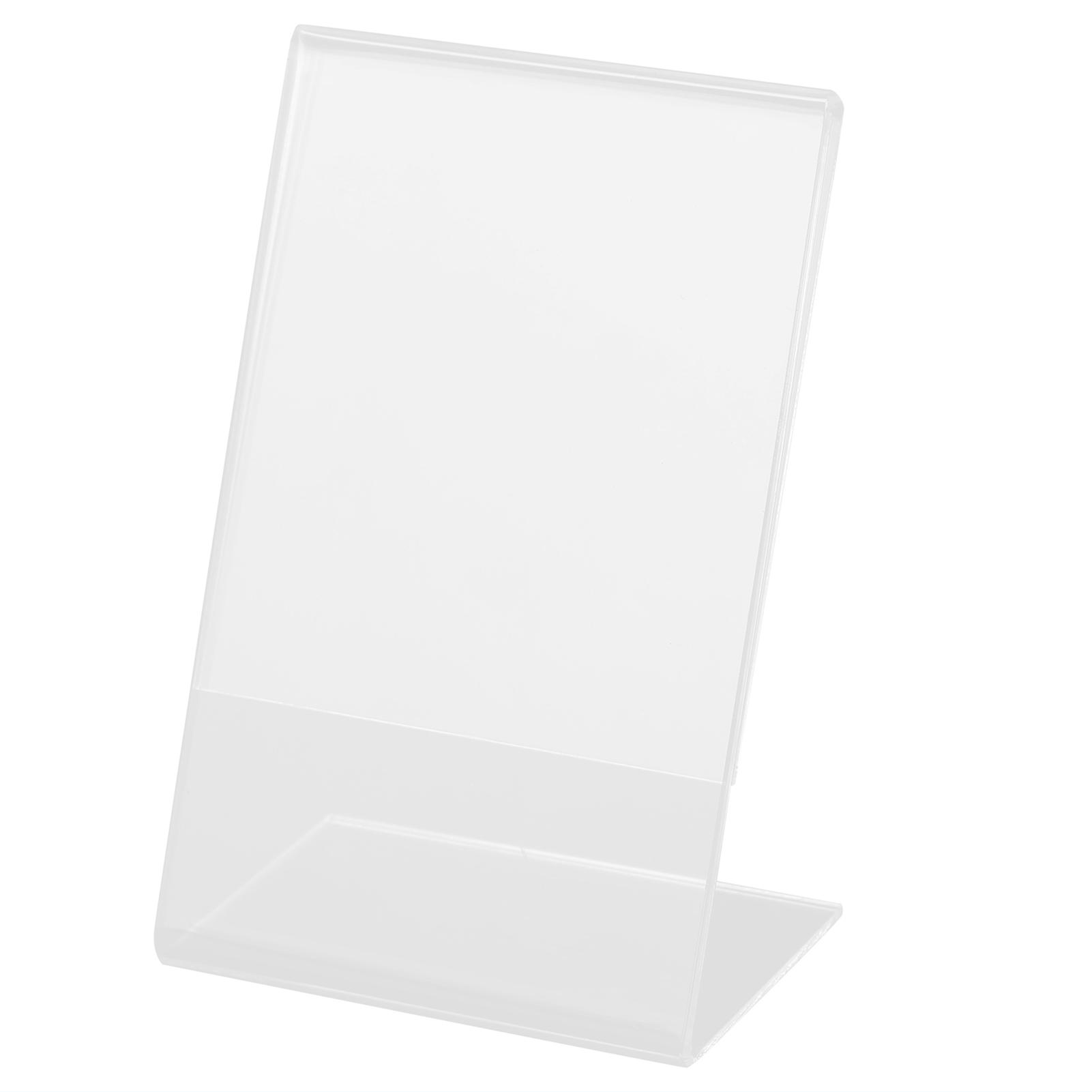 L Shape Clear Acrylic Photo Frame Holder Free Standing Portrait for Instax Mini 8/7s/25/50s/90/9 3 Inch Film