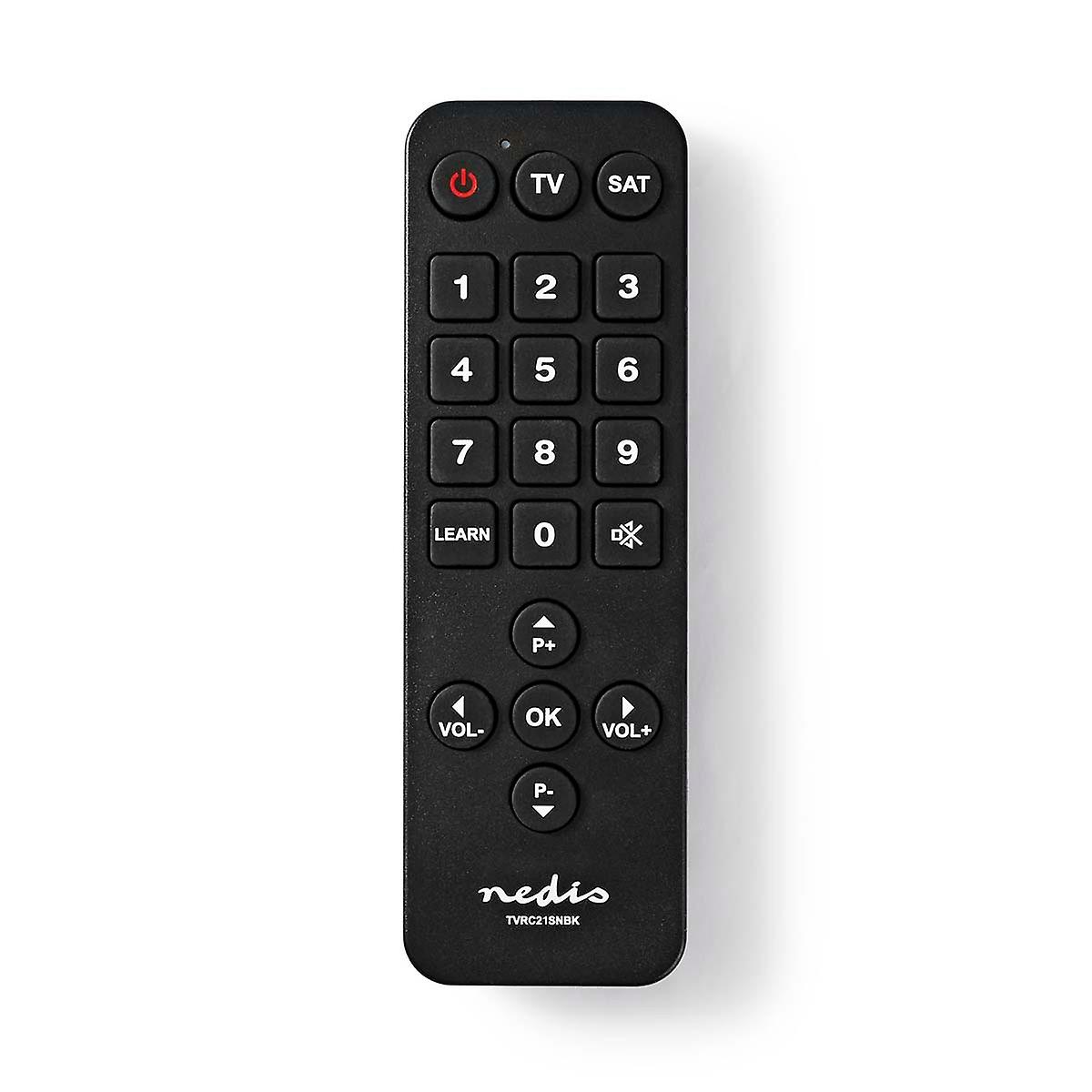 Universal Remote Control | Pre-programmed | 2 Devices | Disney+ Button / Netflix Button / Big Button
