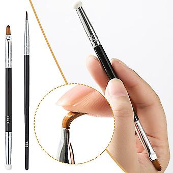 Ny T301 2in1 Borste Dual Head Concealer Borste Eyeliners Concealer Borste