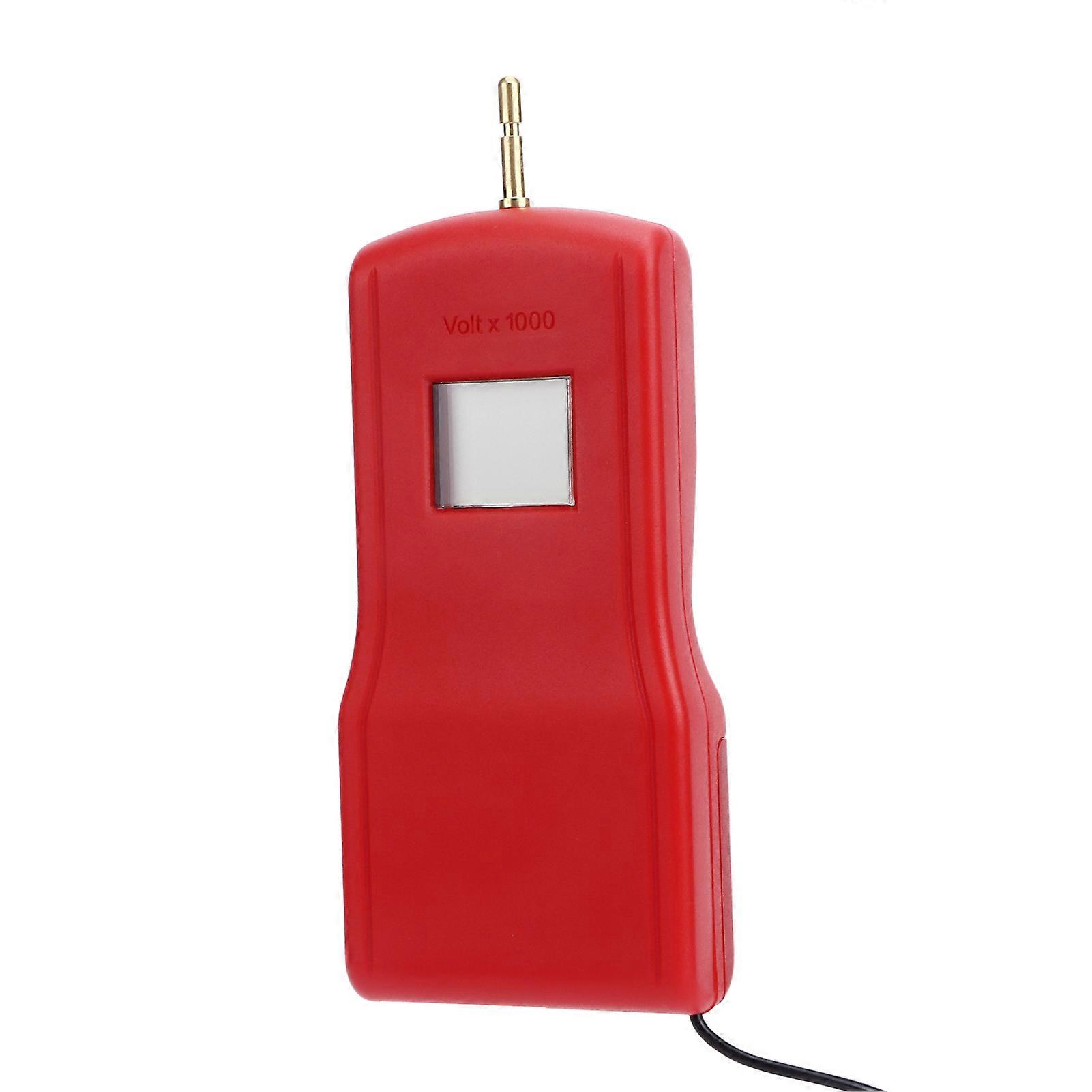 15KV LCD Electric Fence Voltage Tester MLD-004BR Red 15x6.3x2.2cm