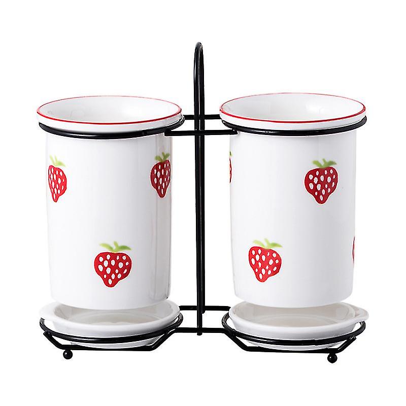 1pcs Ceramic Cutlery Box