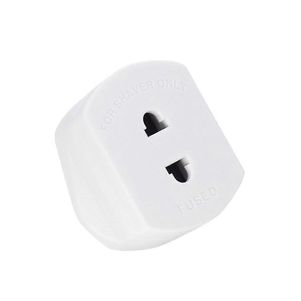 Shaver Plug Adaptor Shaving Toothbrush Adapter Epilators Bathroom UK To 2 Pin 3