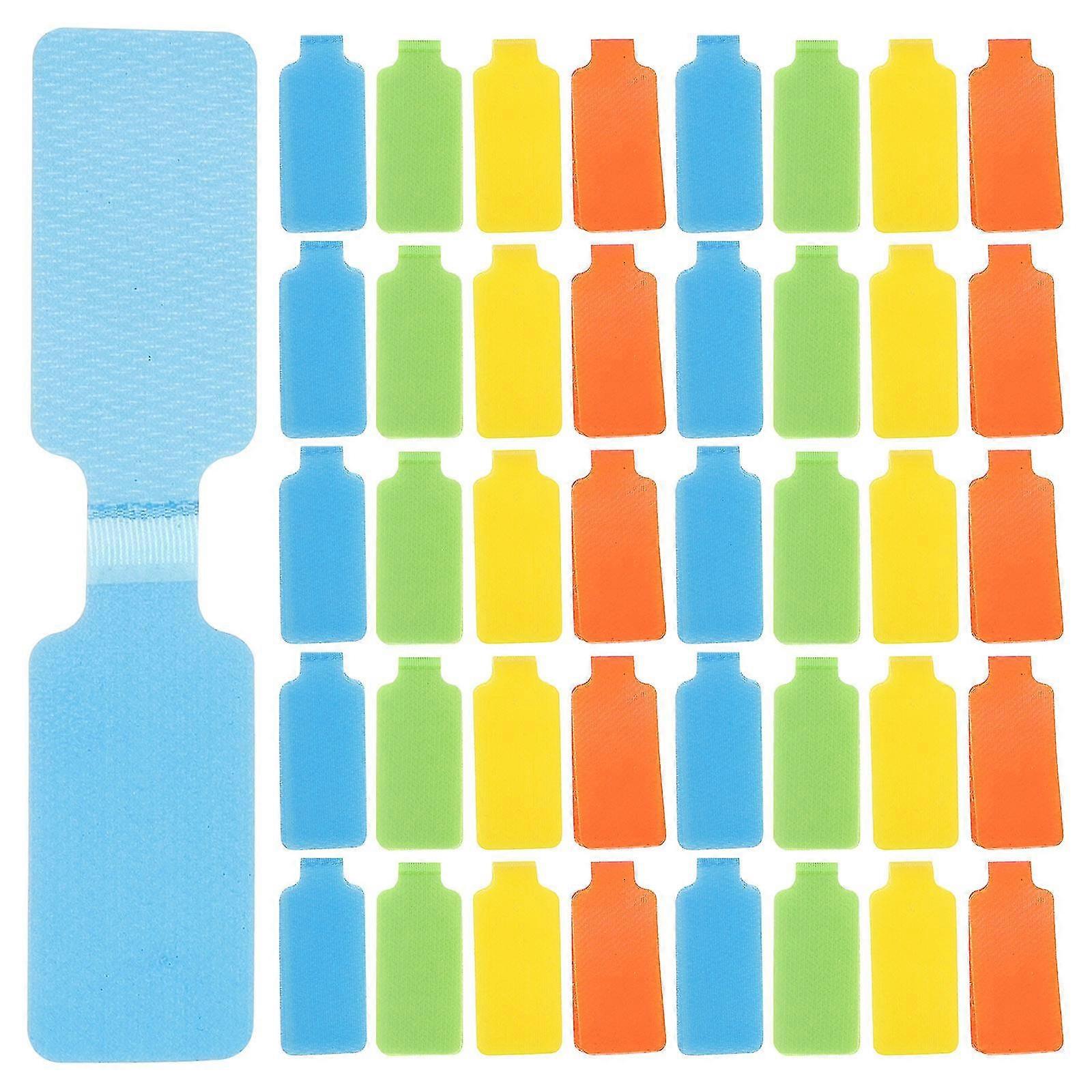 50pcs Cable Label Writeable Cord Tag Wire Label Electrical Charger Cord Label