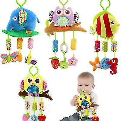 Blue Elephant Baby Bedside Pendant Plush Toys, Teething Wind Chimes Az14582