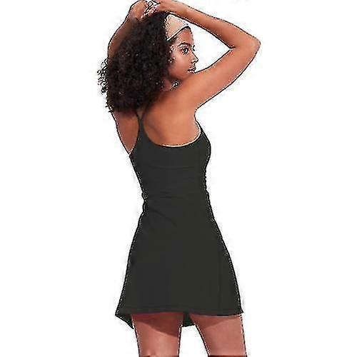 Bayan Tenis Elbisesi Dahili Şortlu Golf Atletik Elbiseler Kadınlar İçin V