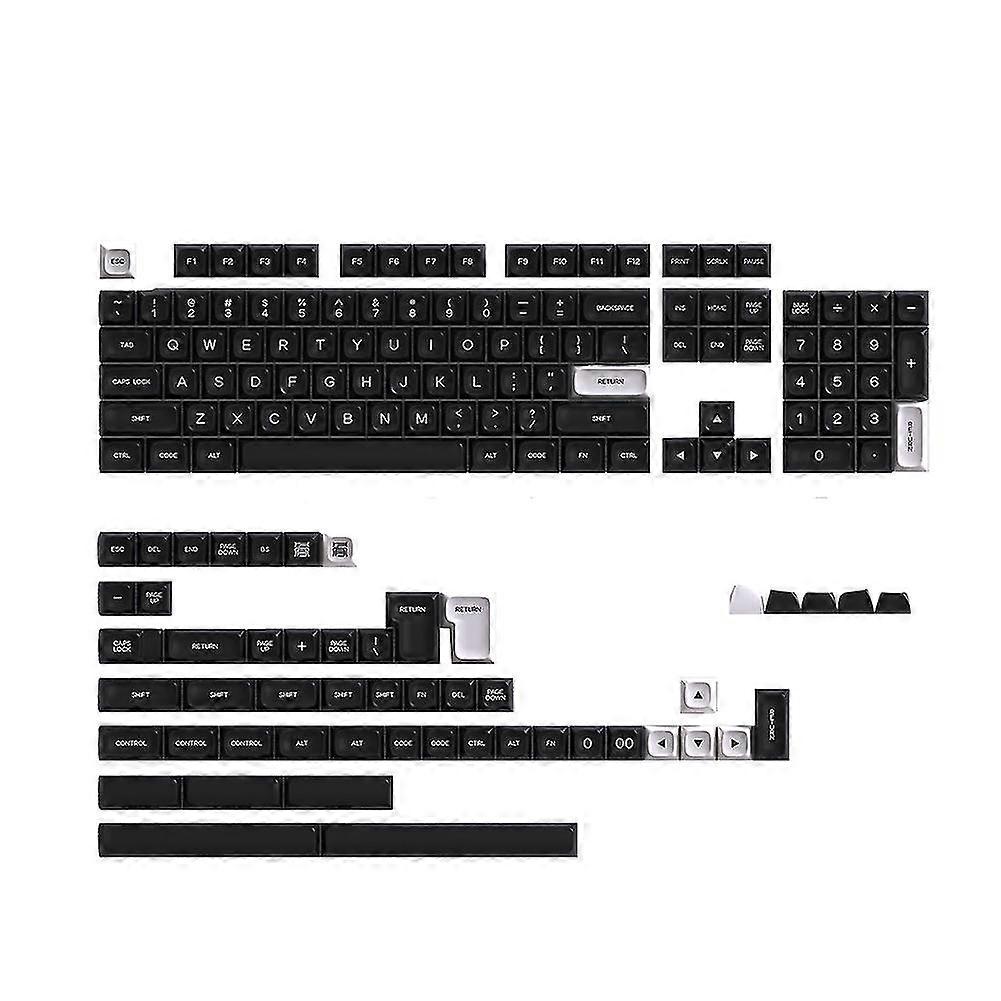 Blackwhite Theme Double-shot Fonts Abs For Wired Usb Mechanical ,d