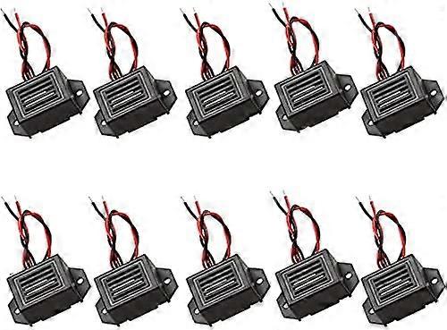 10 Pcs DC3V 5V 9V 12V 85DB Electronic Alarm Buzzer Alarm System Buzzer Electronic Buzzer Continuous Alarm Sound Alarm for Physical Circuits, Black 23
