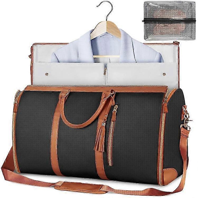 Carry-on Garment Bag Large Duffel Bag Suit Travel Bag Weekend Bag Flight Bag With Shoe Pouch For Men Women
