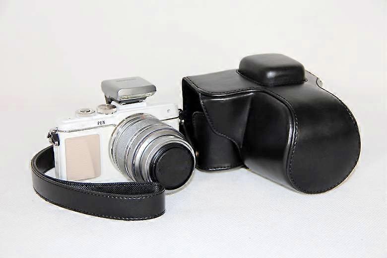 Leather Hard Camera case bag Grip strap for OLYMPUS Pen E-PL7 EPL7 E-PL8 EPL8 E-PL9 EPL9